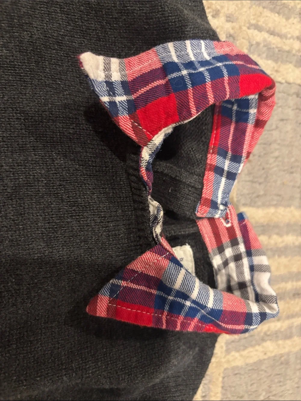 GAP sweater layered